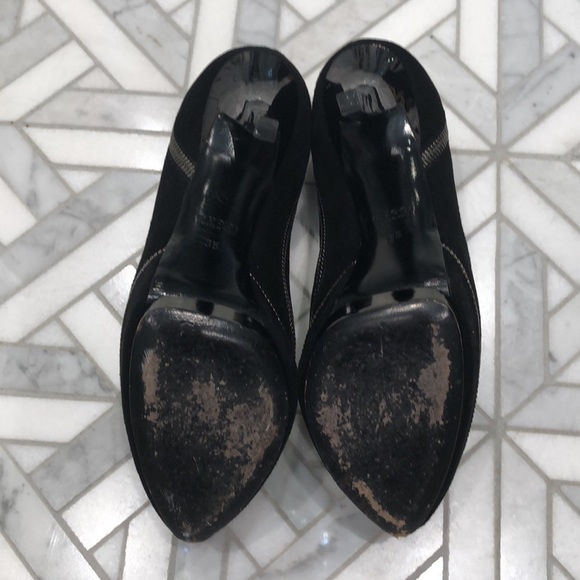 Gucci Zip Detailed Suede Platform Pumps US size 5.5 - Picture 6 of 7